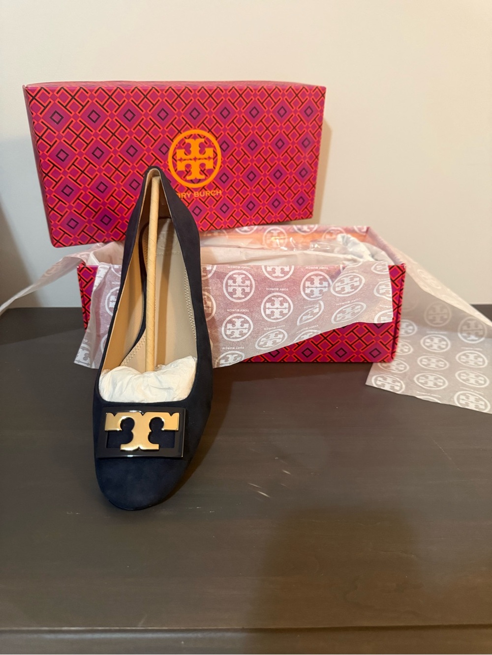 Tory Burch Gigi Suede Pump Dress Shoe Women’s Size 9 New In Box